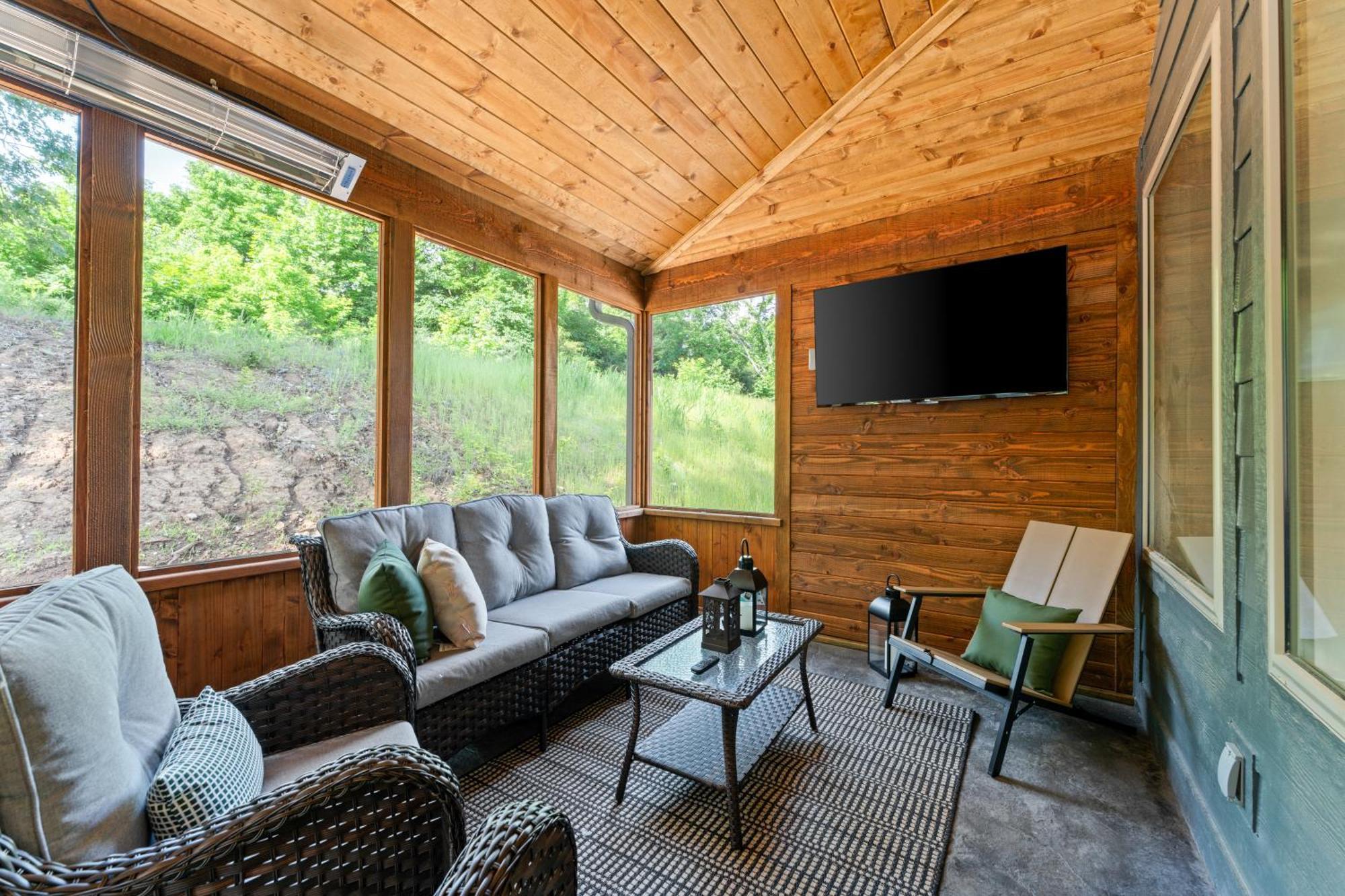 New Ozark Oasis Luxe Cabin Retreat With Hot Tub Hollister Extérieur photo