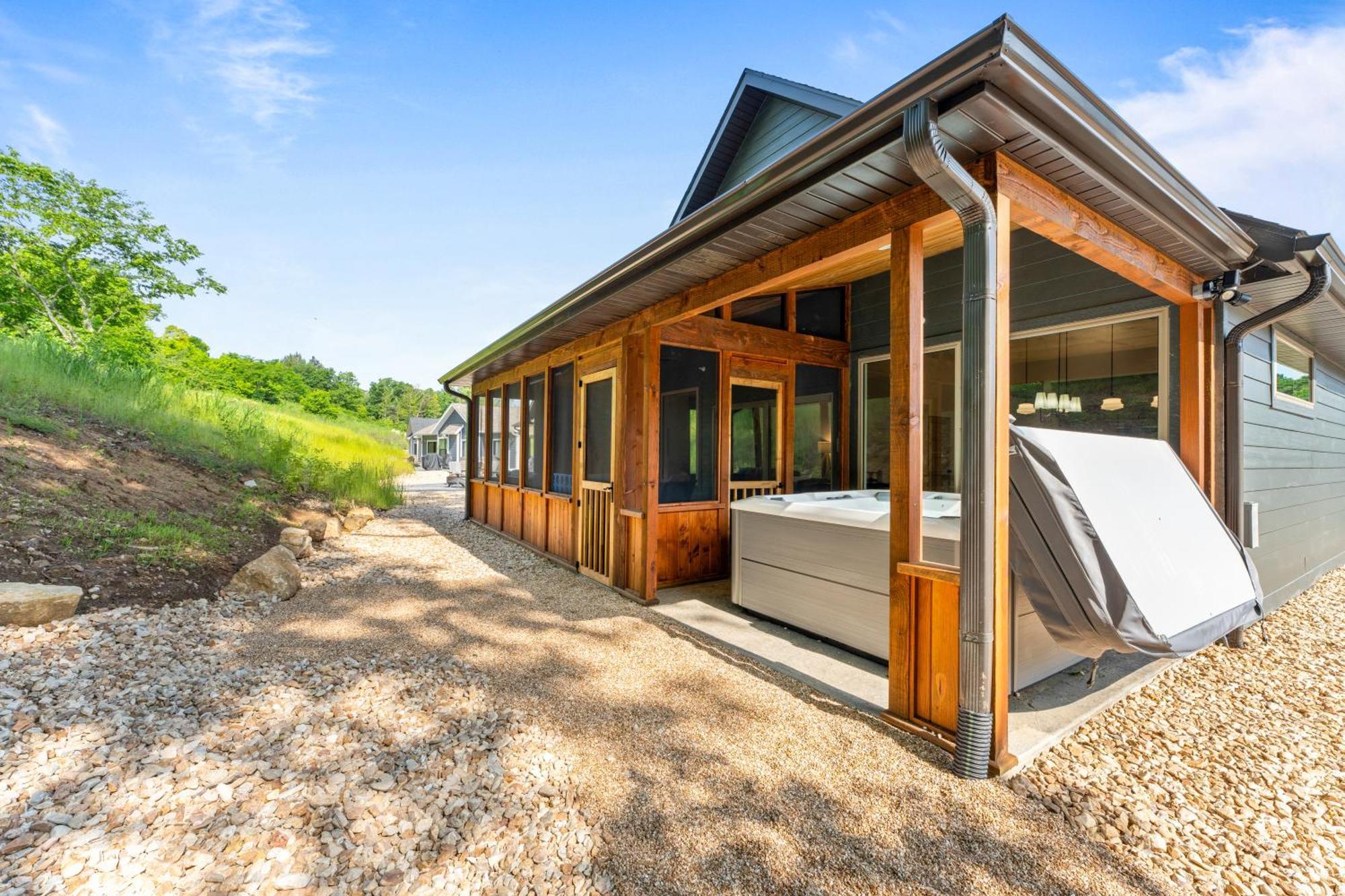 New Ozark Oasis Luxe Cabin Retreat With Hot Tub Hollister Extérieur photo